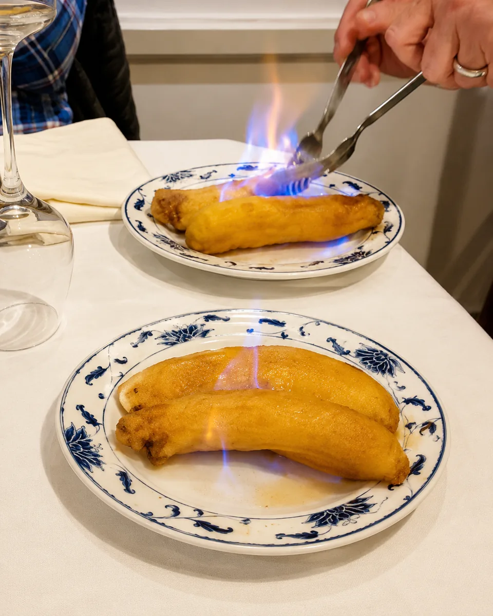 Beignets flambés servis au Temple d'Angkor à Épinal