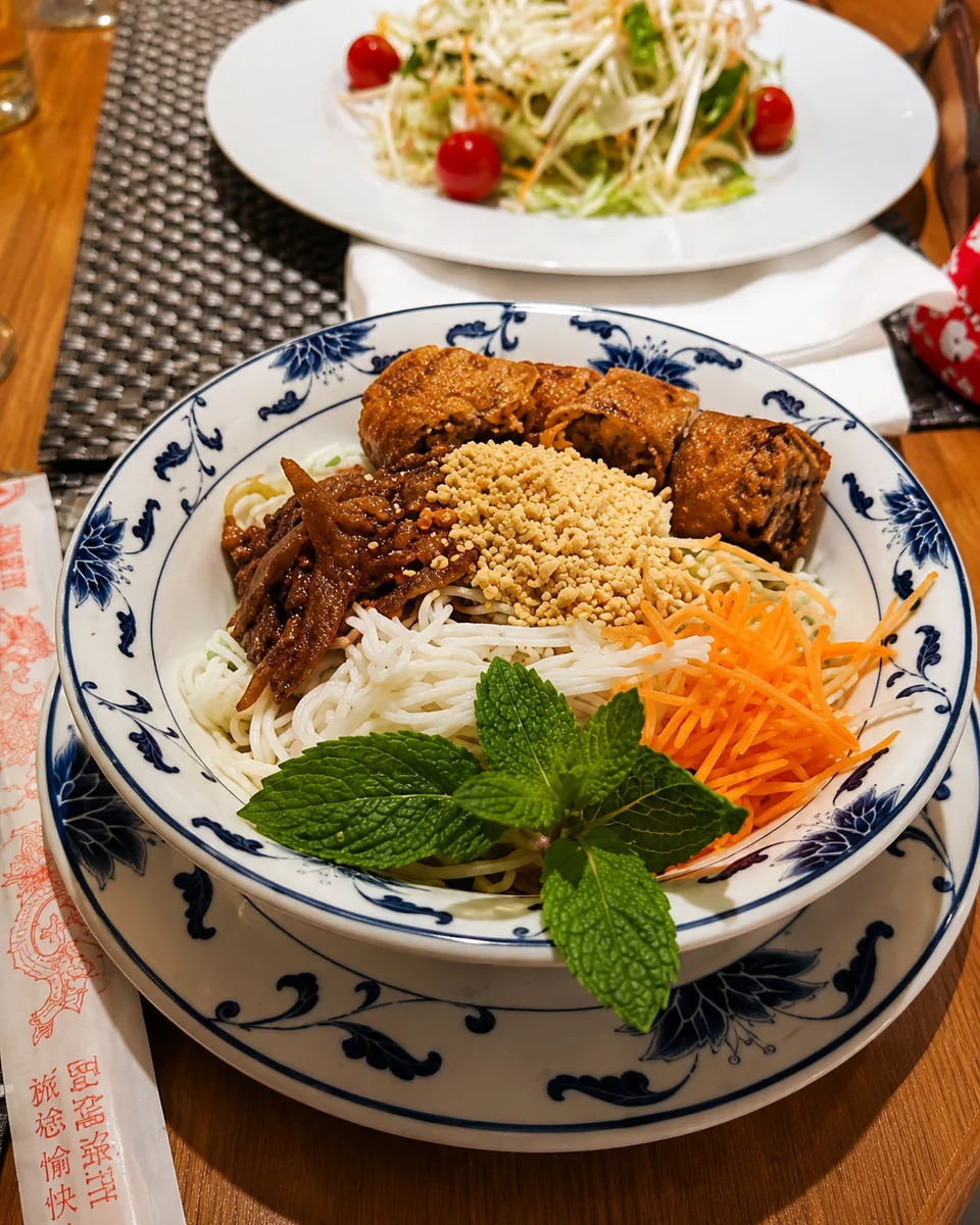 Bò Bún servi au Temple d'Angkor à Épinal