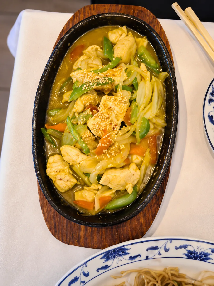 Poulet citronnelle servi au Temple d'Angkor à Épinal